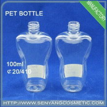 Botella de agua especial de la forma de la botella botella cosmética del ENVÍO del plástico 100ml